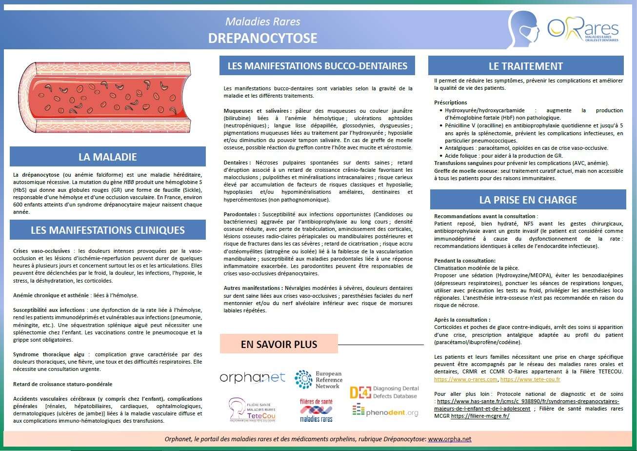 Drepanocytose o rares
